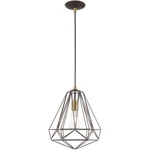 Livex Lighting 41324-07 Geometric Mini Pendant Bronze/gold(brass). Fixed Price $49.99.