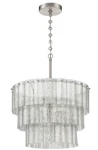 Craftmade 48694 Museo Light 20-1/2"W Drum Chandelier Nickel. Fixed Price $885.50.