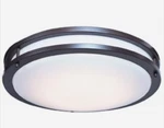 Access Lighting Solero 6-LIGHT 24-IN Bronze Flush Mount 20467GU-BRZ. Fixed Price $99.99.