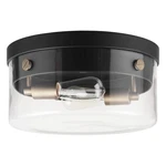 Globe Electric 60870 Tayce 2 Light 13"W Flush Mount Drum Ceiling - Black. Fixed Price $82.62.