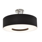Afx MCF1524LAJUD-SF Montclair 15"W Led Semi-flush Drum Ceiling Nickel. Fixed Price $309.60.