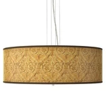 Golden Versailles Giclee 24" Wide 4-LIGHT Pendant Chandelier. Fixed Price $424.99.