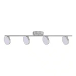 Hampton Bay Pratford 2.6 Ft. 4-LIGHT Brushed Nickel Led Fixed Track Lighting Kit. Fixed Price $53.71.