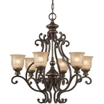 Crystorama 7416-BU Norwalk Light 28 Inch Bronze Umber Chandelier Ceiling. Fixed Price $708.82.