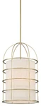 Minka Lavery 2154 Gateway Park Light 14"W Cage Pendant - Brass. Fixed Price $519.00.