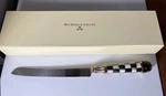 Mackenzie Childs Courtly Check Cake Knife, With Box. Fixed Price $84.95.