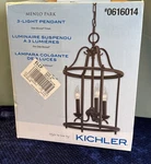 Olde Bronze Finish Kichler 3-LIGHT Pendant Menlo Park Foyer. Fixed Price $99.99.