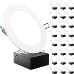 Sunco 24 Pack Inch Ultra Thin Led Recessed Ceiling Lights Slim, 6000K Daylight. Fixed Price $166.99.