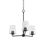 Quorum International 6204-3 Ayala Light 22"W Chandelier Black. Fixed Price $206.00.