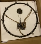 Golden Lighting 1048-9 Gmt Chatham Circular Chandelier Gunmetal Bronze. Fixed Price $320.00.