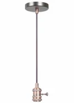 Craftmade CPMKB-1SB Design-a-fixture Light Keyed Socket Pendant. Fixed Price $39.00.