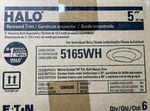 6-PACK Halo 5165WH White Recessed 5" Flanged Adjustable Gimbal 25 Degree Tilt. Fixed Price $13.99.