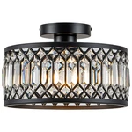 Rpzloila Black Crystal Ceiling Light Flush Mount Fixture. Fixed Price $89.99.