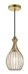Living District LD2419BR Miya 7" Wide 1-LIGHT Teardrop Cage Pendant Brass. Fixed Price $60.46.