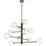 Artcraft Lighting AC11768VB Aurelia Chandelier Black Brushed Brass. Fixed Price $789.05.
