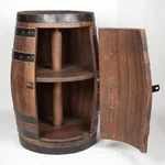 Whiskey With Rotating Shelves And Lazy Susan Whisky Barrel Lights 53 Gallon. Fixed Price $569.00.