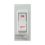 Lightolier CLD600WH Lytespan Track Power Trip Breaker 5.0A 600W, White. Fixed Price $42.50.
