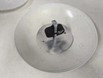 Mcm Atomic Age Galaxy Swirl Saucer Flush Brass Ceiling Light Gold Tone 12. Fixed Price $99.95.