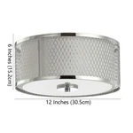 Safavieh Braydon Flush Mount, Reduced Price 2172735892 FLU4031A. Fixed Price $44.00.