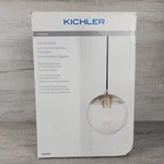 Kichler Malone Brushed Nickel Modern & Contemporary Clear Glass Globe Mini Penda. Fixed Price $29.99.