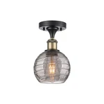 Innovations Lighting 516-1C-10-6 Athens Semi-flush Deco Black. Fixed Price $178.20.