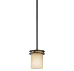 Kichler 3475OZ Hendrik Single Light 6" Wide Mini Pendant With Satin Etched Glass. Fixed Price $64.88.