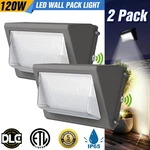 2PC 120W Led Wall Pack Light Dusk To Dawn Garden Street Security Lamp 5000K. Fixed Price $188.24.