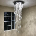 Elegance Spiral Chandelier For Dining Area, Modern Swirl Raindrop .... Fixed Price $118.68.