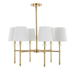 Jonathan Lighting JYL9918 Cillian 6 27"W Led Chandelier - Gold. Fixed Price $199.99.