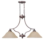 Craftmade Portia Metropolitan Bronze Chandelier/island With Amber Frosted Glass. Fixed Price $129.59.