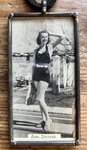 Vtg Framed 1930'S Murray's Cigarette Card Pendant "bathing Belles" Ann Dvorak. Fixed Price $17.50.