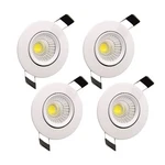 Zdpcyt Led Downlight 110V Dimmable 3WCOB CRI80 Spotlight Lamp 2 Inch. Fixed Price $50.44.