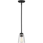 Savoy House Lighting 7-1026-1-89 Calhoun Mini Pendant Matte Black. Fixed Price $136.00.