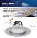 Satco Color Selectable Downlight Retrofits S11836, 9 Watt; 5 Inch - Inc.... Fixed Price $22.50.