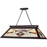 Z-lite KD27RED Tiffany Billiard Light Matte Black. Fixed Price $928.20.