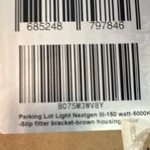 Ruggedgrade Nextgen Iii 150W Led Area Light Brown Slip Fitter Bracket. Fixed Price $159.00.