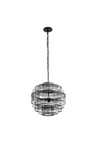 Varaluz Vivienne Black/gray Transitional Tiered Pendant Light. Fixed Price $149.95.