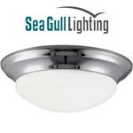 Sea Gull Nash 17" Flush Mount Ceiling Light, Chrome, 75436-05. Fixed Price $74.97.