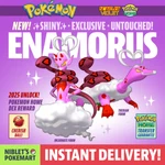 Shiny Enamorus Exclusive + Untouched! Pokemon For Scarlet Violet Home!!. Fixed Price $6.99.