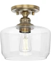 Progress Lighting Aiken Vbs/clear Farmhouse Flush P350214-163. Fixed Price $60.99.