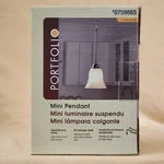 Portfolio Linkhorn Collection Mini Pendant Aged Bronze Finish. Fixed Price $34.00.