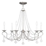 Livex Lighting 6516-91 Pennington Chandelier Brushed Nickel. Fixed Price $499.96.