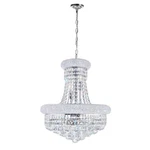 Cwi Lighting Empire Down Chandelier, Chrome - 8001P18C. Fixed Price $417.60.