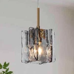 Lnc 4.7 In. W Black Pendant 1-LIGHT Modern Glam Brass Accent Island Mini. Fixed Price $75.00.