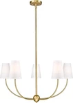 Z-lite 3040-32 Shannon 5 Light 32"W Chandelier Brass. Fixed Price $149.99.