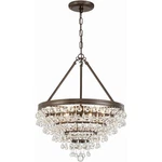 Crystorama 136-VZ Calypso Chandelier Vibrant Bronze. Fixed Price $798.40.