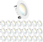 Sunco 24 Pack 4" Dimmable Led Recessed Lights, 5CCT, 660LM, Ul Certified. Fixed Price $179.99.