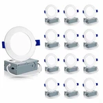 Meconard 12 Pack 4 Inch Ultra-thin Led Recessed Ceiling Light With Junction. Fixed Price $54.73.