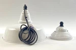 Cocoweb Dahlia 12 Inch Led Pendant Barn Light White Indoor/outdoor. Fixed Price $98.00.