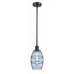 Innovations Vaz 1LT 6" Stem Mini Pendant, Bz/bl 516-1S-OB-G557-6BL. Fixed Price $308.00.